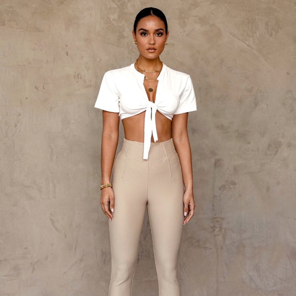 Taupe ULTRA High Waisted Skinny Pant -NWOT